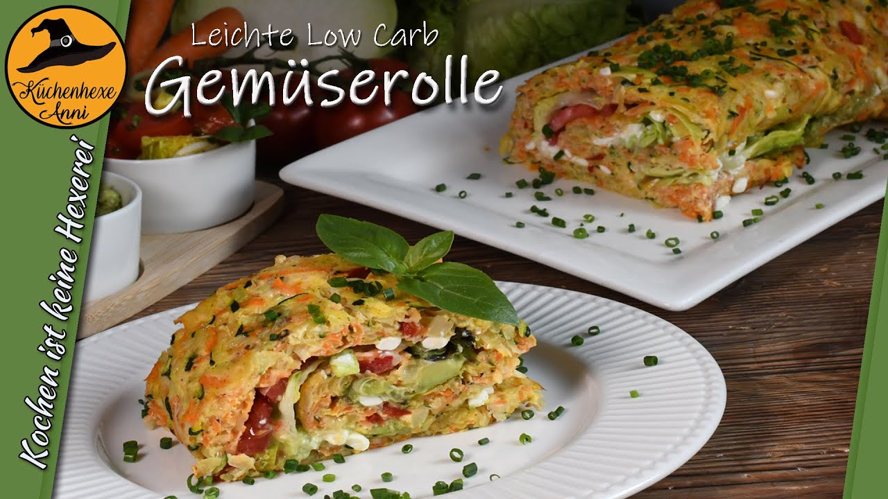 Leichte Low Carb Gemüserolle ( wenig kalorien viel Geschmack )