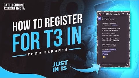 How to Register T2, T3 Customs Fast on Discord | Fastest Method Of registration Pubg | 101% Working