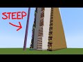 steepest stairs in minecraft?