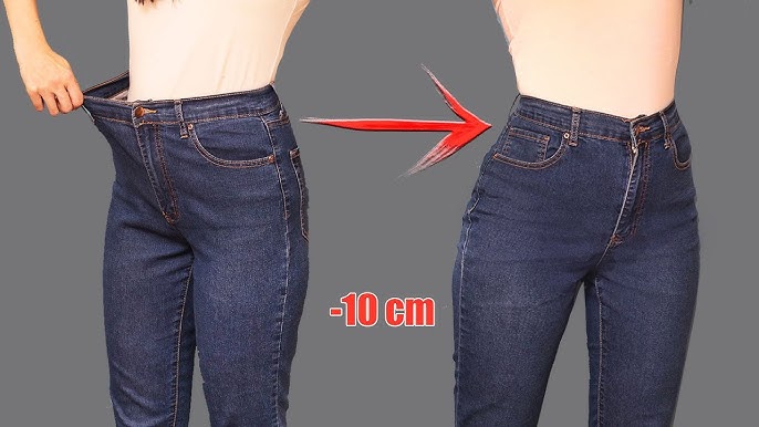 Have you tried this hack? Works for jeans thats are very loose at the , tighten  jeans waist