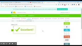 8th Grade IXL Absolute Value and Opposite Integers ABP
