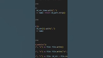 id code for python
