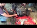 Kawasaki 4 Stroke Engine Rebuild. Piston Ring Repair , Head Gasket Replace