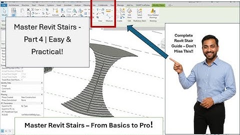 Revit Stair Tutorial Part 4 | stairs Modeling Step by Step - Revit Series
