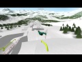 Double flat 720 on to down rail youride freeski 2