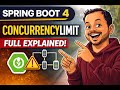 Spring Boot 4 ConcurrencyLimit Explained | New Resilience Feature with Real Use Cases #springboot4