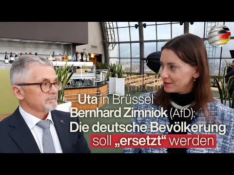 Bernhard Zimniok (AfD): Die Bevölkerung soll „ersetzt“ werden | Uta Ogilvie in Brüssel