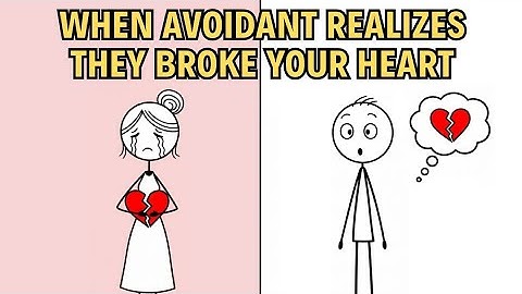 WHEN AN AVOIDANT REALIZES THEY DESTROYED YOUR HEART |BREAKING POINT OF AN AVOIDANT PARTNER|CARL JUNG