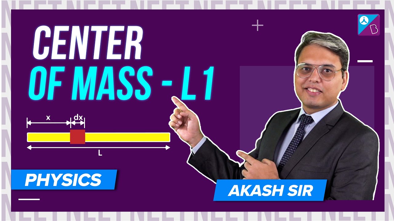 Introduction to center of mass class 11 physics neet 2024