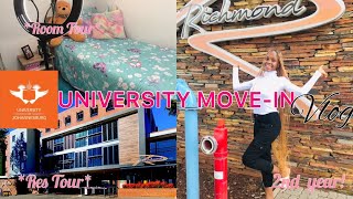 VLOG: University Of Johannesburg moving back to Res||Res Tour||Grocery Shopping||