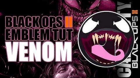 Black Ops 2 Emblem Tutorials - Venom - Spider-Man