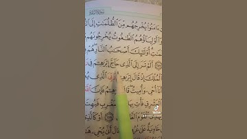 سورة البقرة (٢٥٧) _ (٢٥٨) الصفحة (٤٣) الحفظ القرآن الكريم