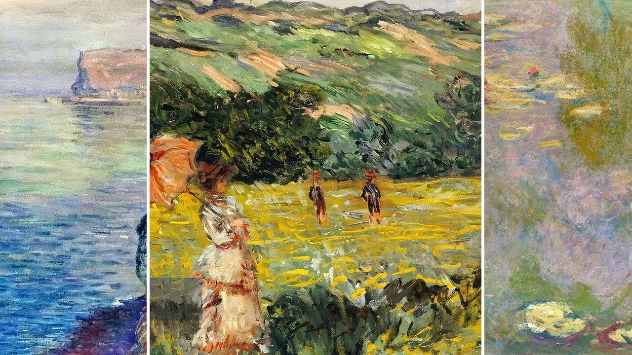 Claude Monet TV — Silent Art Gallery · September 24 Morning | Limetz Meadow & others