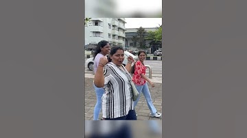 Public reaction in marine drive 😱#gym #publicreaction #shirtless #marinedrive