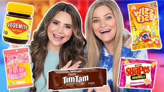 trying fun australian snacks w ijustine