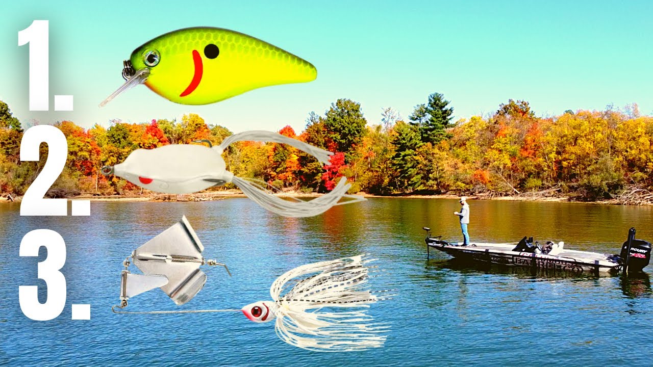 Akuna Seasonal Lures for Bass Fall Fishing for Each of The USA 50