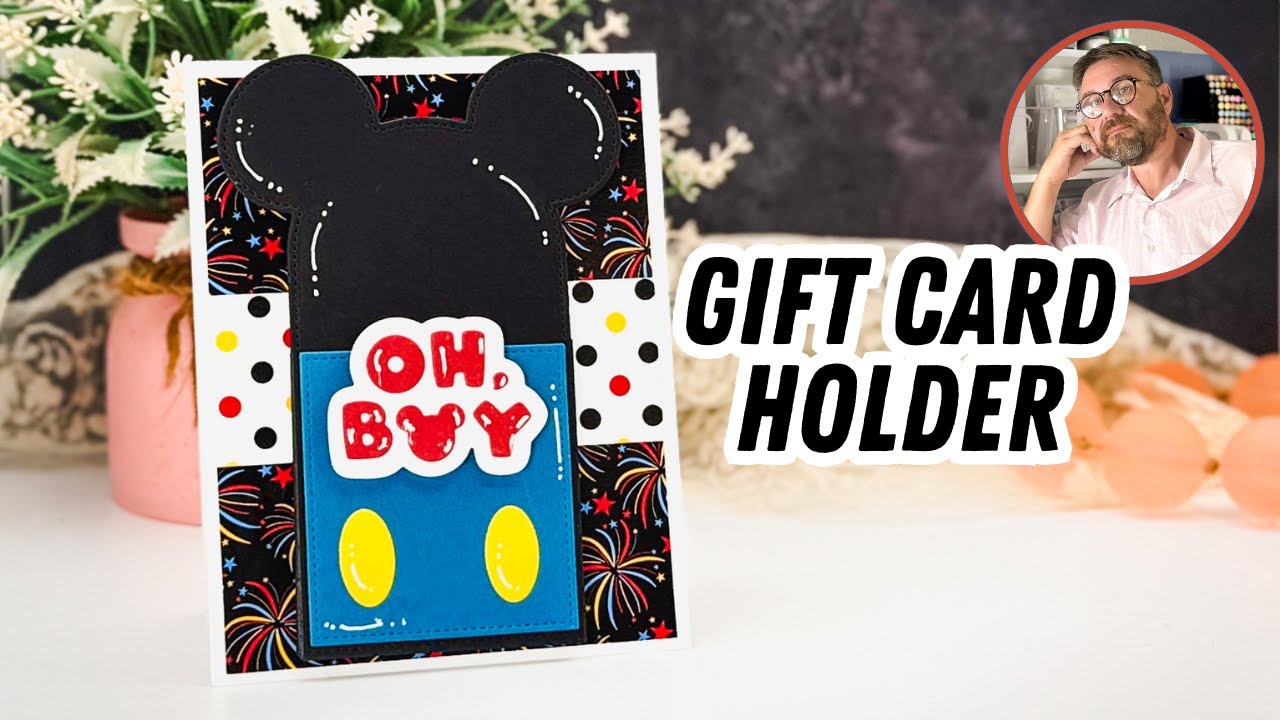 Easy Gift Card Holder with Scrappy Boy Stamps Oh Boy Mouse Gift Card Holder Die