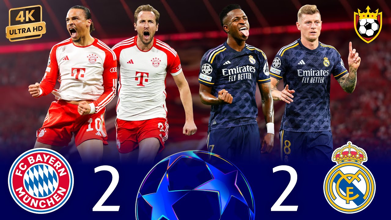 Огненная футбольная эпопея🔥 Историческая передача Крооса🎯❯ Бавария (2-2) Реал Мадрид ● UCL 2024 🎬 4K