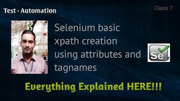 xpath in selenium webdriver || XPath in Selenium in Hindi | Selenium XPath Tutorial [Hindi]