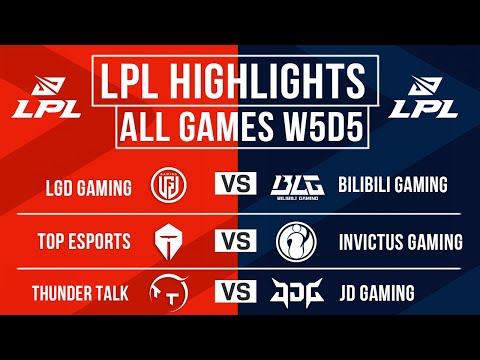 LPL Highlights ALL GAMES Week 5 Day 5 | LPL Spring 2024