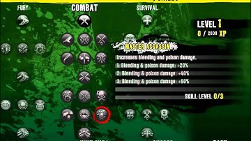 Dead Island complete walkthrough and guide part 1.4 Xian skill trees