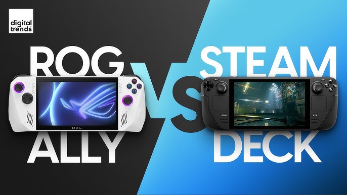 ROG Ally vs Steam Deck: compare os consoles portáteis de Asus e Valve