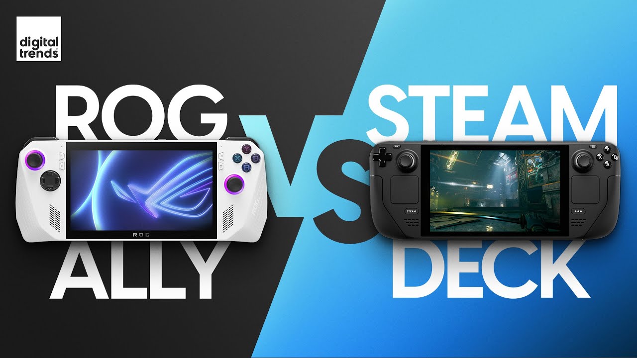 Steam Deck vs Asus ROG Ally: a handheld head-to-head