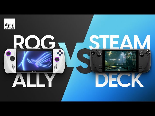 Steam Deck vs Asus ROG Ally: Which handheld is better?