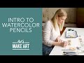 Introduction to Watercolor Pencils ✏️ | DIY Art Tutorial by Sarah & Taylor of Let's Make Art