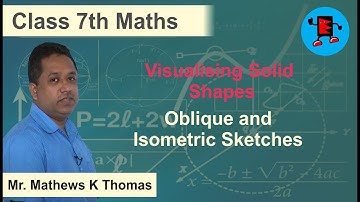 CBSE Class 7 Maths Visualising Solid Shapes Oblique and Isometric Sketches |Extraminds