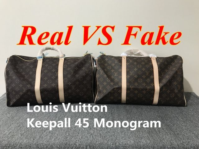 Real Vs Fake Louis Vuitton Keepall Monogram And Damier Guide