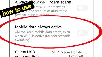 how to use mobile data always active setting / Developer setting || @TechnicalShivamPal