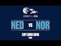 Relive  netherlands vs norway  final  womens ehf euro 2016