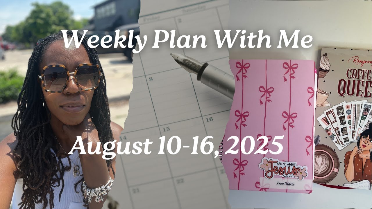 Plan With Me | Planning in my Colibri  Planner August 10-16, 2025