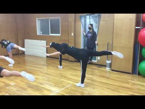 ジュニアエアロビック検定稽古 キッズダンシング水曜日クラス キッズガーデン武蔵小杉教室 指導 小林杏純 梶原和歌子 2021,6,9