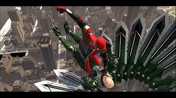 Spider-Man Web Of Shadows: Spider-Man vs Vulture (No Way Home Suit Mod)