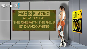 Portal 2 community test chamber - New Test 4: The One with the Gels - zhangoumeng