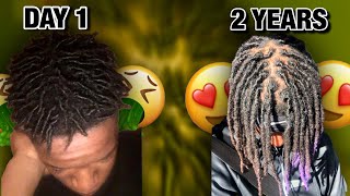 MY TWO YEAR DREAD JOURNEY *DAY 1 TO 2 YEARS*