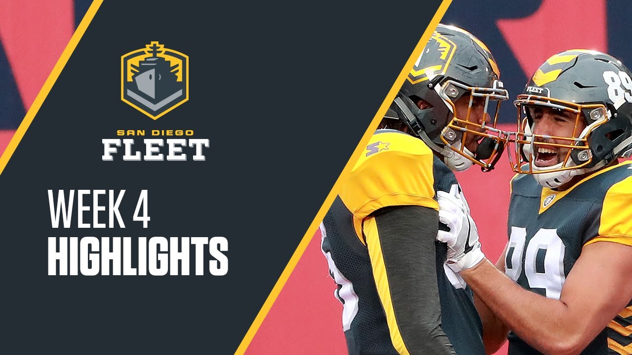 Alex Ross Throws to Marcus Baugh for a San Deigo Fleet TD