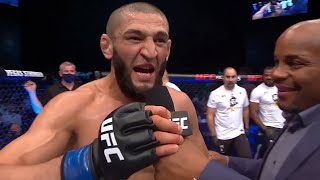 UFC 267: Khamzat Chimaev Octagon Interview