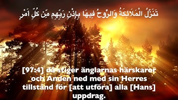 97. Al-Qadr (Allmaktens natt), Svenska, Hazza Al-Balushi,   سورة القدر