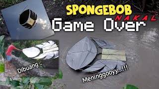 Susah Terbang Layangan Gapangan Spongebob Dibuang Ke Sungai