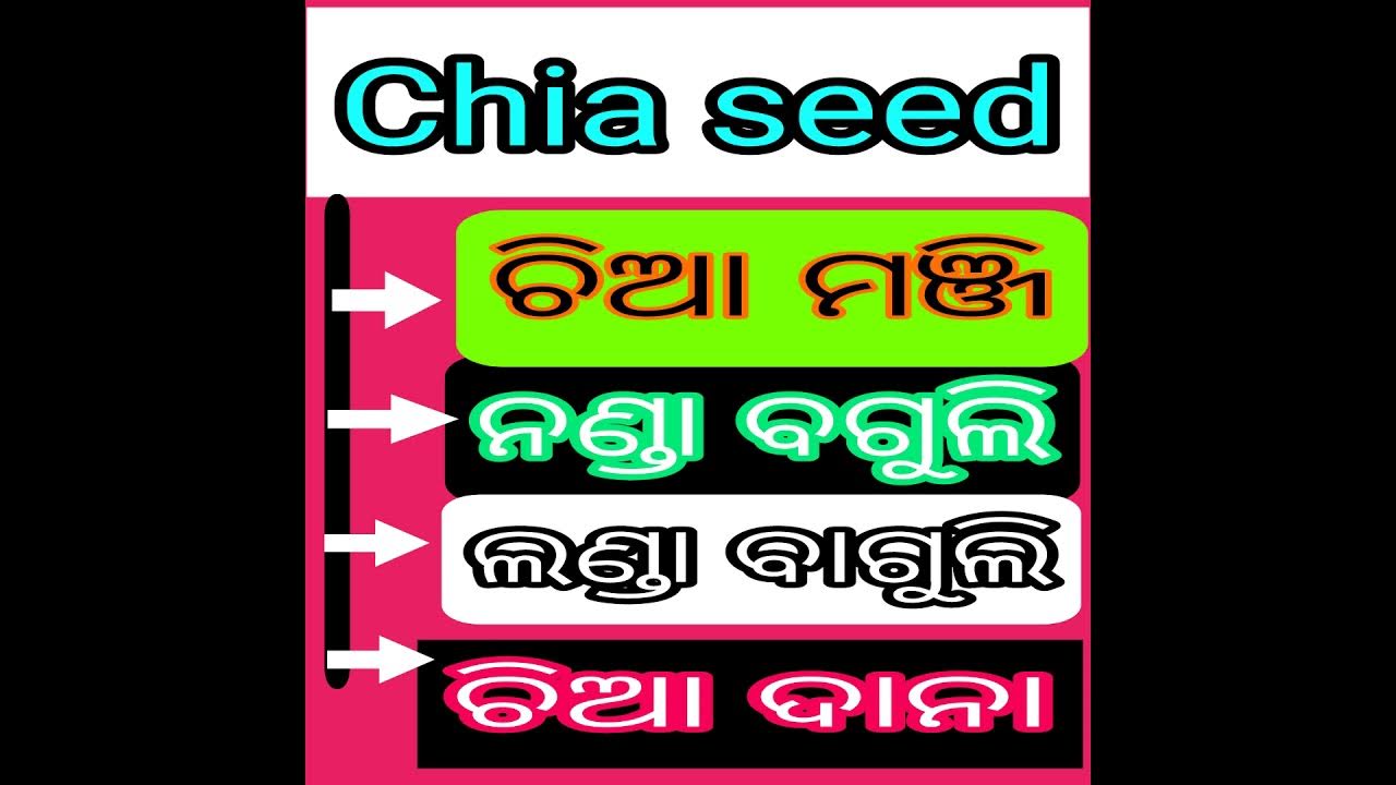 Chia Seeds Meaning In Punjabi