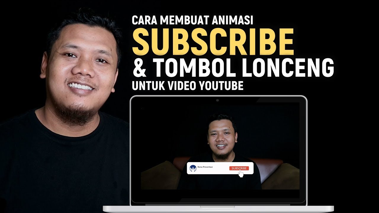 Cara Membuat Animasi  Klik Tombol  Subscribe  dan Lonceng 