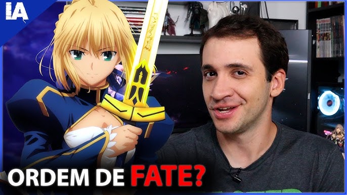 Responder a @tiofushigurou1 ordem certa para ver a saga fate