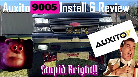 Auxito Led 9005 'High Beam' Install & Review | Crazy Bright | LEDs | Auxito | Brightest Headlights