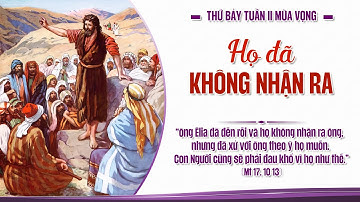 THỨ BẢY - TUẦN II MÙA VỌNG - Thánh Lucia, trinh nữ, tử đạo. Lễ nhớ  - Mt 17,10-13