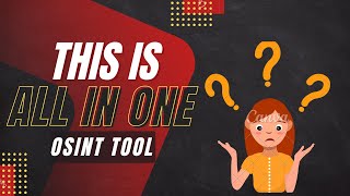 The only OSINT tool you will ever need (ALL in one OSINT Tool)