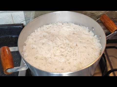 Como faço o meu Arroz branco soltinho e macio fica muito saboroso😍