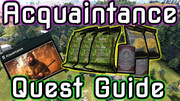 Tarkov Wiki : Acquaintance Quest Guide #tarkov